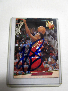 1993-94 Fleer Ultra #77 KENNY SMITH Houston Rockets Signed Autographed