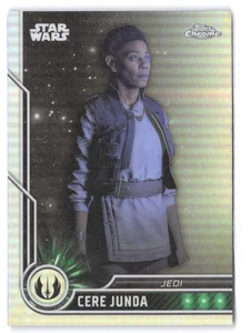 2023 Topps Chrome Star Wars #28 Cere Junda Refractor - Picture 1 of 2