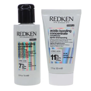 Redken Acidic Bonding Concentrate Shampoo 2.53 oz & Conditioner 1.7 oz Combo - Picture 1 of 8