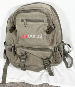 Mochila/mochila/bolso de viaje de lona beige Aerlis - Imagen 1 de 11