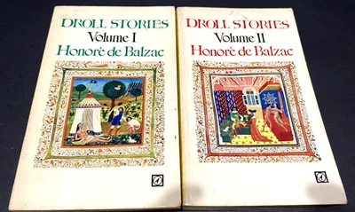 DROLL STORIES VOLUME 1 AND VOLUME 2 HONORE DE BALZAC 1967, RARE - image 1 of 4