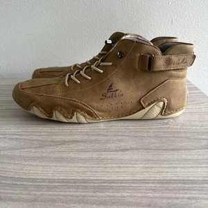 Salkin Herren Mode Sneaker Italienisch Leder Oxford-Schuhe Bootsschuhe EU 48 US 15 - Bild 1 von 12