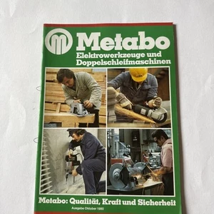 Catálogo Herramientas Eléctricas Metabo 1980 - Imagen 1 de 2