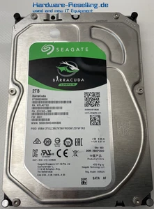 Seagate barracuda 2TB 3,5 " SATA III 6G 7.2K 256MB ST2000DM008 2FR102-300 HDD - Photo 1/1