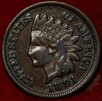 1891 Philadelphia Mint Indian Head Cent - Image 1 of 2