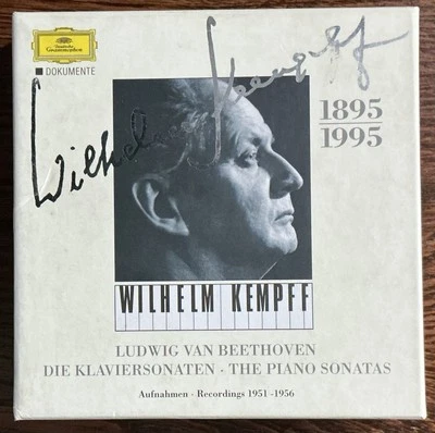 Beethoven: The Piano Sonatas: Wilhelm Kempff: DG 8 CD Box Set Plus Bonus CD Foto 1 de 4