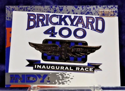 1993 Hi Tech #10 - Indy Tire Test 1994 Brick Yard 400 Logo - Excellent - Image 1 of 2