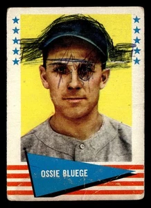 1961 Fleer Baseball Greats (F418-3) Ossie Bluege #93 FR Washington Senators - Picture 1 of 2