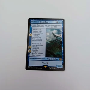 Summon: Leviathan MTG Rare Magic: The Gathering Final Fantasy 15 FFXV Blue Saga - Picture 1 of 2