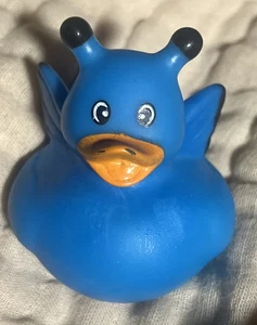 Anatra gomma anatra farfalla o drago blu rara unica - Foto 1 di 3