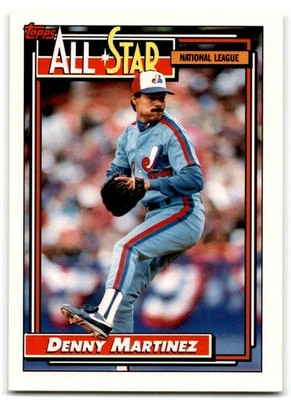 1992 Topps Denny Martinez Montreal Expos #394 - Image 1 of 2
