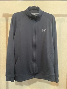 Giacca leggera Under Armour full zip Med BLK - piccolo foro spalla sinistra - Foto 1 di 6
