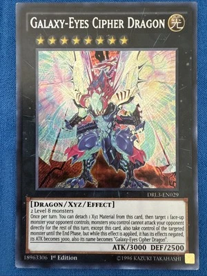 Galaxy-Eyes Cipher Dragon DRL3-EN029 Dragons of Legend: Unleashed 1st Edition - Image 1 of 2