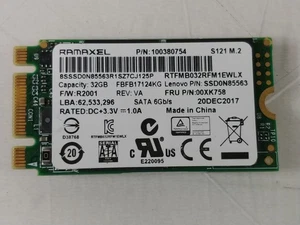 RAMAXEL S121 RTFMB032RFM1EWLX 32 GB M.2 42mm Solid State Drive - Picture 1 of 6