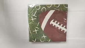 Football Gameday Luncheon Napkins 2 packs of 40 each - Picture 1 of 3