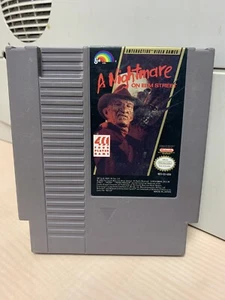 A NIGHTMARE ON ELM STREET ORIGINAL NES AUTHENTIC NINTENDO GAME FREDDY KRUEGER - Picture 1 of 5