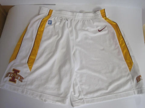 Genuine Iowa State Cyclones Men's Team Basketball Shorts Nike Game Worn SZ 42 +2 Cover