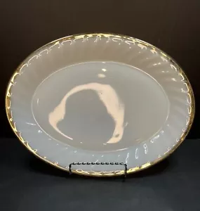 Vintage Golden Anniversary Swirl Platter by Fire King (Anchor Hocking) - Picture 1 of 6