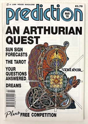 Prediction Magazine March 1995 An Arthurian Quest Sun Sign Forecasts The Tarot - Image 1 of 2