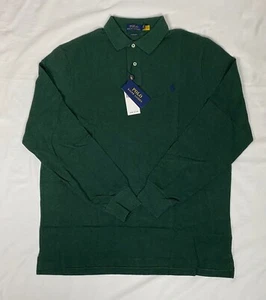 Camisa Polo Ralph Lauren Para Hombre Manga Larga Malla Calce Clásico Pino Escocés Nueva con Etiquetas XXL - Imagen 1 de 5