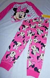 Minnie Mouse Pajamas Baby Girls 2t Toddler NEW Disney Sleep Pants Shirt Outfit - Picture 1 of 12