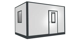 IN-CO Indoor Container "L" 3x4 m, Hallenbüro Meisterbüro Modulraum, werksfertig - Bild 1 von 10