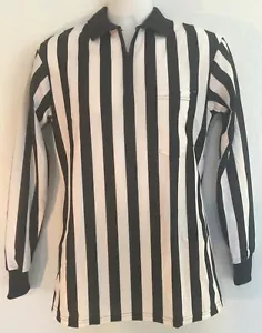 Men's Large Football Referee Long Sleeve Official Shirt Quarter Zip NWT - Picture 1 of 4