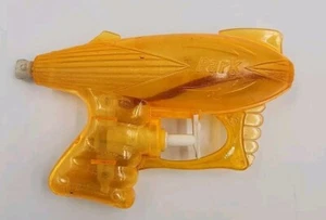 Vintage Park Transparent Orange Plastic Water Pistol Space Gun - Picture 1 of 7