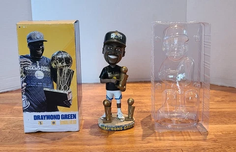 New! Draymond Green Warriors Back To Back 2017-2018 NBA Champions Bobblehead Cover