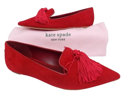 ¡NUEVO! Zapatos planos Kate Spade New York Adore para mujer talla 7,0 M, rojos Foto 1 de 4