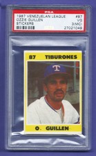 1987 Venezuelan League Sticker OZZIE GUILLEN # 87  HIGHEST GRADED CARD !