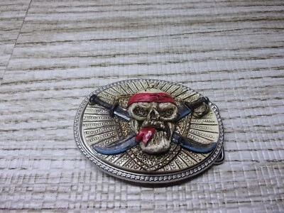 Hebilla de cinturón calavera pirata Foto 1 de 3