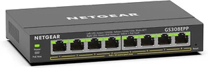 Administración inteligente NETGEAR 8 puertos PoE Gigabit Ethernet (GS308EPP) - con 8 x PoE+ @ 123W - Imagen 1 de 8