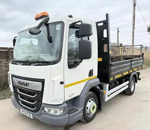 2021 DAF LF45,180 TIPPER TARMAC CHUTES 7.5 TON MANUAL GEARBOX 74,000 MILE EURO-6 - Picture 1 of 14