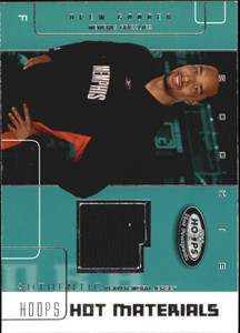 2002-03 Hoops Hot Prospects Hot Materials Basketball Card #32 Drew Gooden Jsy
