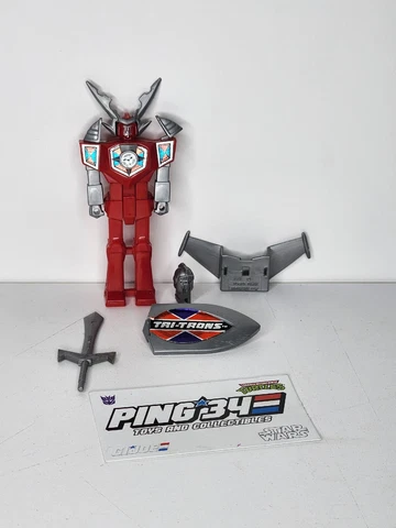 RARE! 1984 Sunrise/Gordy Revco/Woolworths TRI-TRONS Combiner Robot COMPLETE Cover