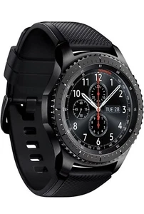 SAMSUNG Gear S3 Frontier (SM-R760) Bluetooth.wifi 46MM Smartwatch Good Condition - Picture 1 of 16