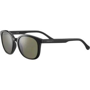 Unused with tags Serengeti Mara Sunglasses Womens Shiny Black Polarized 555 - Picture 1 of 1