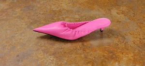 New! Balenciaga Scrunch Knife Mule Pump Pink Womens Size 8 US 38 Eur. MSRP $750 - Picture 1 of 11
