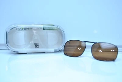 Foster Grant Haven Clip On Sunglasses Men’s Polarized Full Frame REC 1 52 New - Image 1 of 4