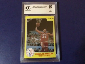 1986 CHARLES BARKLEY RC Star Court Kings ~ 10 MINT - Picture 1 of 3