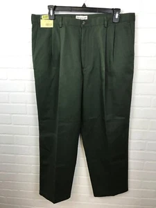 Roundtree And Yorke Khaki Herren Hose Classic Fit Faltenfrei Größe 40/30 O1 - Bild 1 von 3