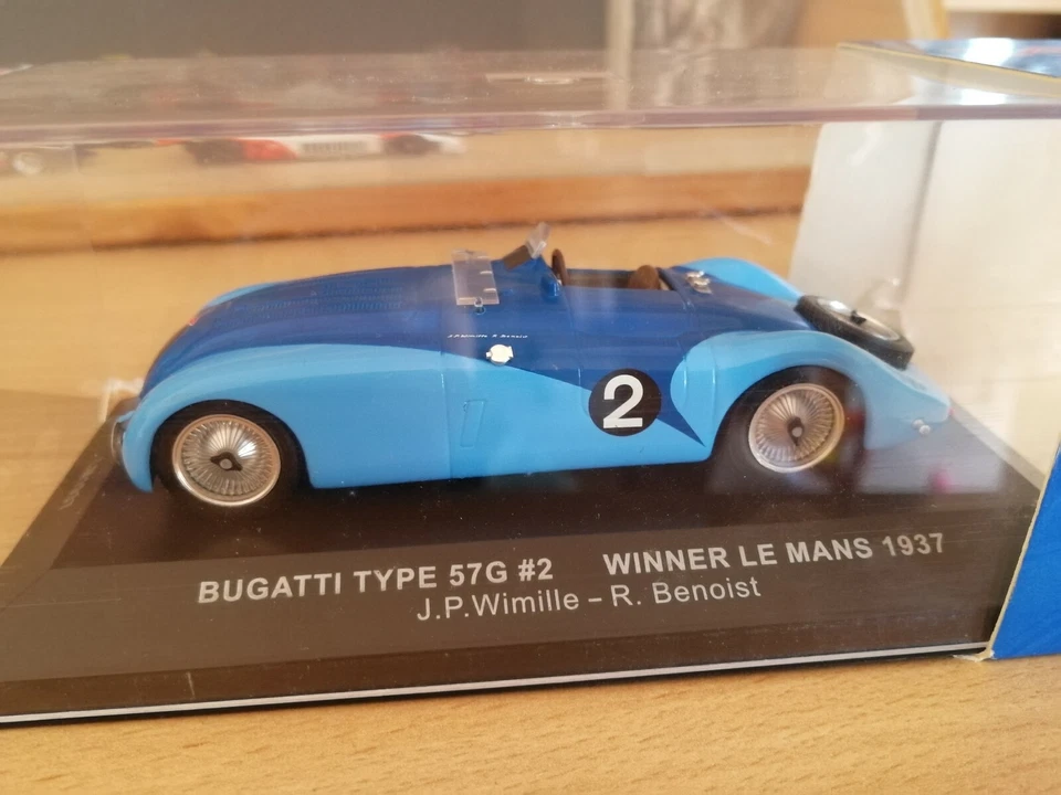 Bugatti 57G Winner Le Mans 24h 1937 Ixo LM 1/43 Wimille - Benoist - Immagine 1 di 1