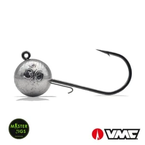 2 Stück Master Jigs handgemachte Jig Köpfe Natur VMC Haken 7161 made in Germany - Bild 1 von 1