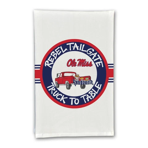 Ole Miss Rebels Truck to Table Hand Towel Cover