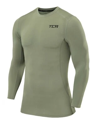 Compression Base Layer TCA Mens & Boys Thermal Long Sleeve Running Gym CrossFit - Image 1 of 4