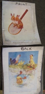 1 Orig 1936 BUCH PG/ LAWSON WOOD/BUNNYRABBIT LOVE/DUCKING CHICK -LOOK MA!!!AS - Bild 1 von 7