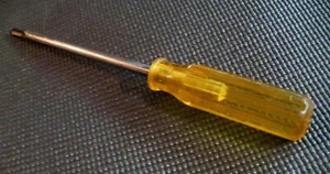 Bonney clutch head screwdriver No. CL6, 10", yellow plastic handle, USA, used - Picture 1 of 8