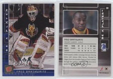 2001-02 ITG Be A Player Memorabilia Sapphire Fall Expo /10 Fred Brathwaite #33