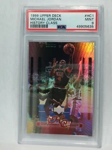 1999 Upper Deck #HC1 Michael Jordan History Class PSA 9 Mint BULLS HOF NEW CASE - Picture 1 of 2
